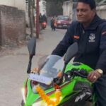 Rinku Singh's Father Goes To Work On Sports Bike Gifted By Son. Video Viral