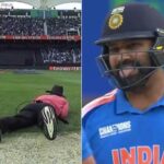 Umpire Runs For Cover To Avoid Rohit Sharma's Shot. Batter's Reaction Goes Viral - Watch