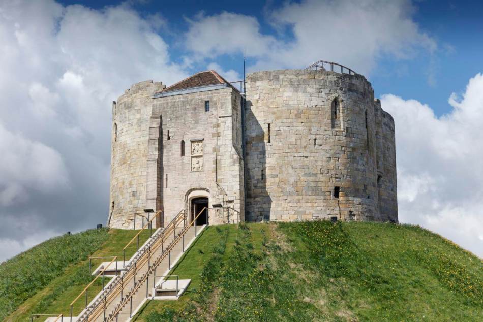 A photograph of a medieval tower.