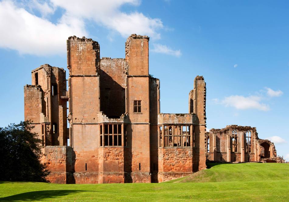A photograph of Elizabethan Castle ruins. 